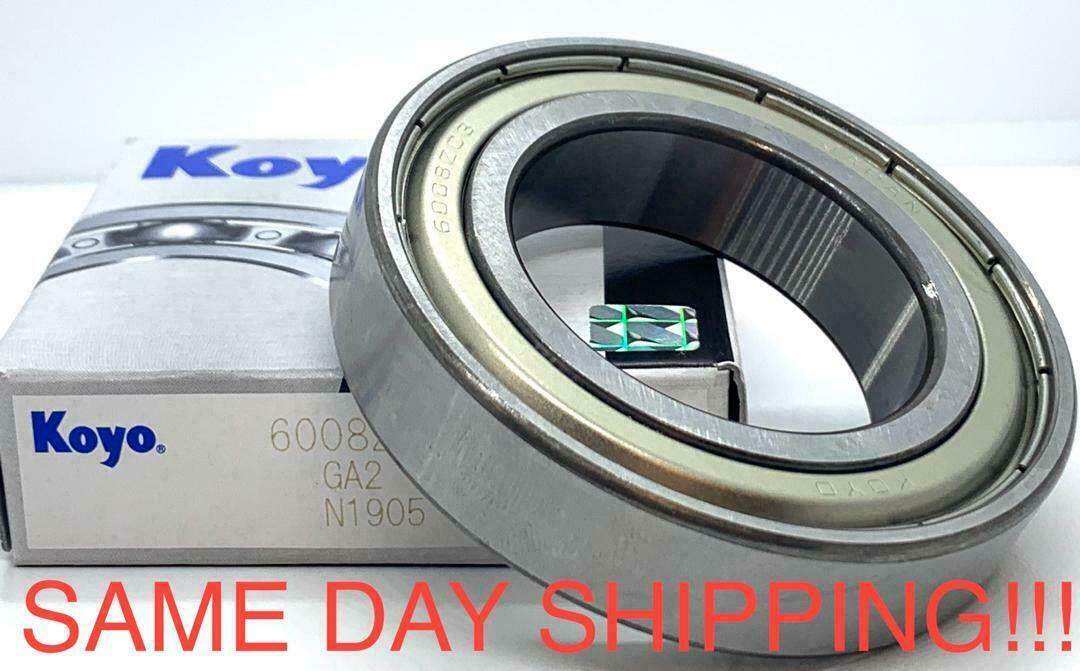 KOYO 6008 ZZ C3 Deep Groove Ball Bearings 40x68 x15mm. SAME