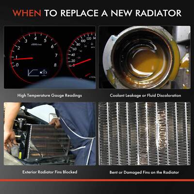 Auto Transmission Radiator With Oil Cooler For Chevy Express 1500 & GMC Savana 2004-2014