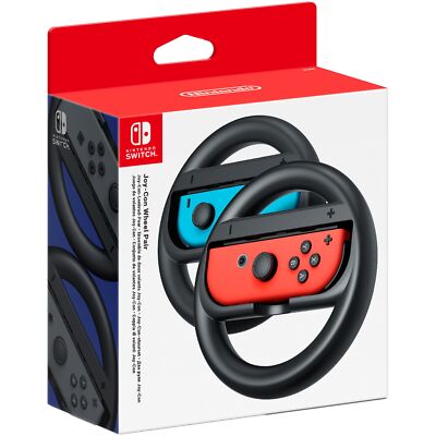 Nintendo Joy-Con-Lenkrad-Paar, Halterung, schwarz