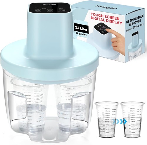 Resin Bubble Remover,Digital Display Design, Removes 99% of Air Bubbles in 5-10