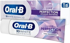 Oral-B 3D White Luxe Perfection Toothpaste 75ml Whitening Toothpaste
