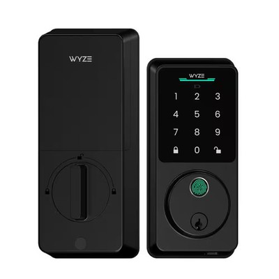Lock Bolt V2, Fingerprint Keyless Entry, Wi-Fi Cylinder Deadbolt-NEW MISSING KEY