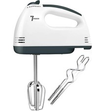 Electric Powered 7 Speed Kitchen Handheld Mixer Whisk Egg Beater Cake & Baking