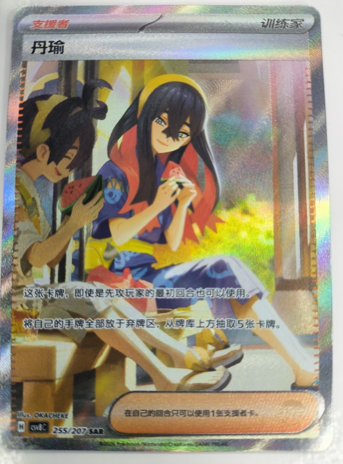 Pokemon TCG Carmine 255/207 S-Chinese CSV8C Full Art SAR NM