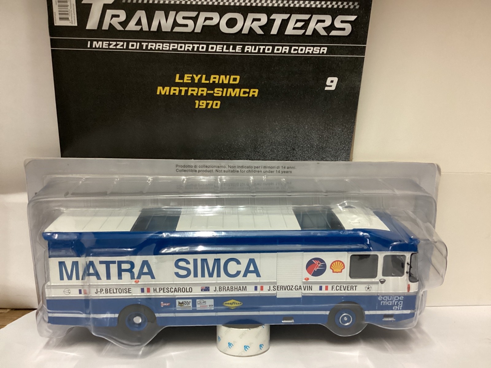 Leyland Matra-Simca 1970 Racing Car Transporter 1:43 Die-Cast w/Box