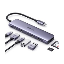 UGREEN Revodok 1071 USB C Hub for Laptop 7 in 1 Dock 4K HDMI, 1... Fast USA SHIP