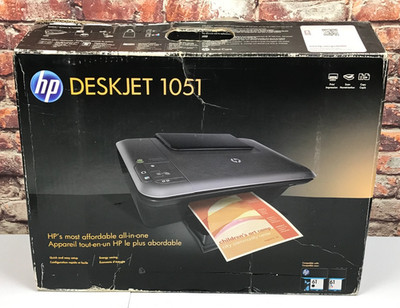HP Deskjet 1051 All-In-One Color Printer Scanner Copier - New Open Box