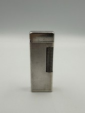 Vintage Dunhill Rollagas Silver Plated Lighte...