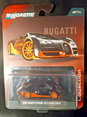 Majorette Collection 2005 Bugatti Veyron 16.4 Super Sport 1:64 Scale Showcase