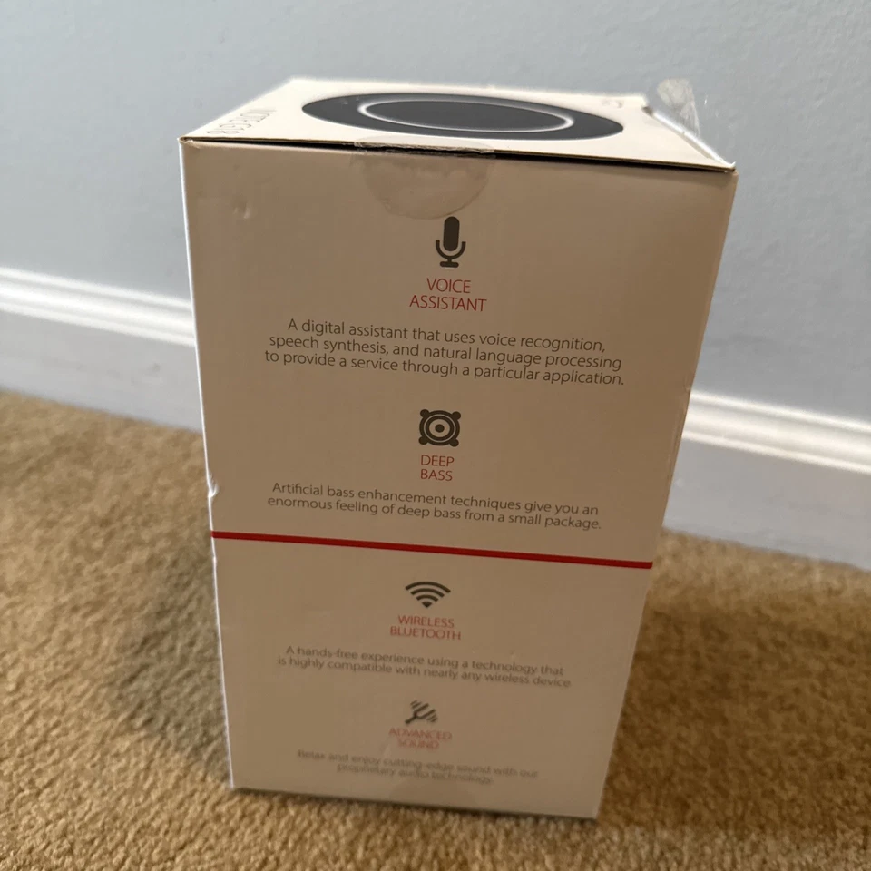 Altavoz inalámbrico Bluetooth iHip Note G18 con asistente de voz manos libres Siri  Foto 4 de 4