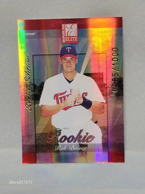 2002 Donruss Elite - Extra Edition Rookie Rob Bowen #260 /1000 (RC)