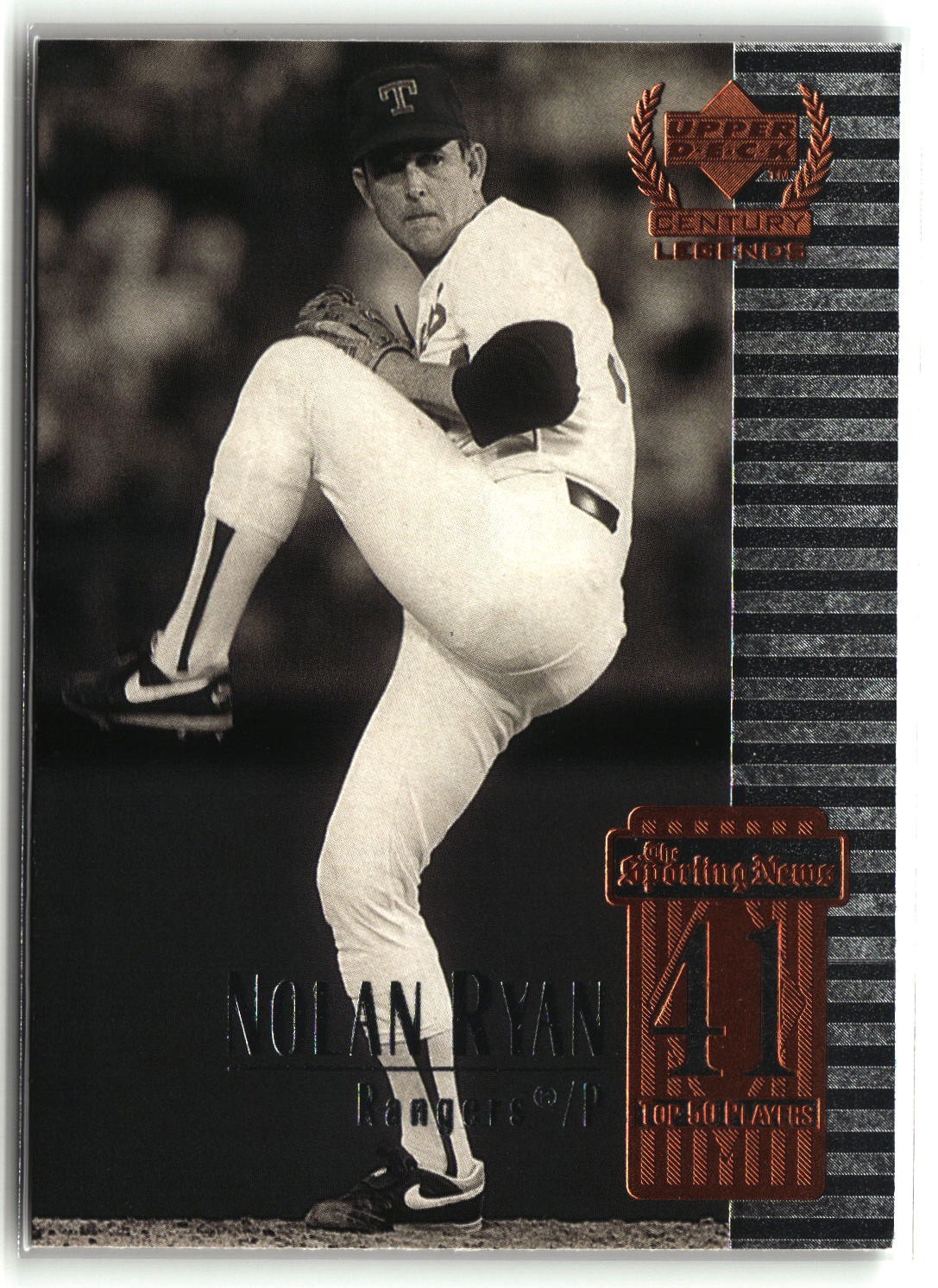 Nolan Ryan 1999 Upper Deck Century Legends #41