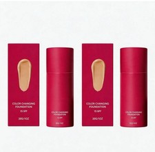 2pcs Foundation Korean, Color Changing Foundation, For All Skin Types