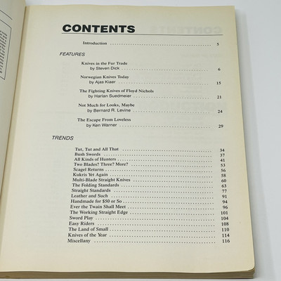 Knives 9th Ninth Annual Edition 89 1989 Book Ken Warner