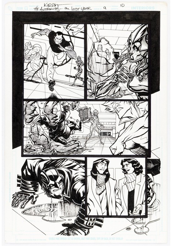 Kirby AUTHORITY THE LOST YEAR 9 pg 10 MORRISON LEAGUE OF NASTY BASTARDS 2ND APP