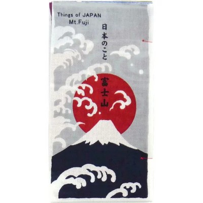 【Tenugui Book】 About Japan - Mount Fuji Japanese Hand Towel Made in Japan Cotton
