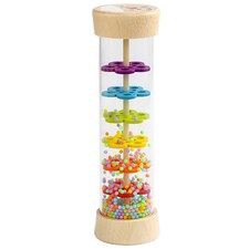 WODI Wooden Rain Stick Montessori Toys for Babies 6-12 Months,Baby Rattle Sha...