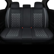 Vankerful Leather Car Seat Covers,Universal Fit for Most Cars,SUV,Sedans and Pic