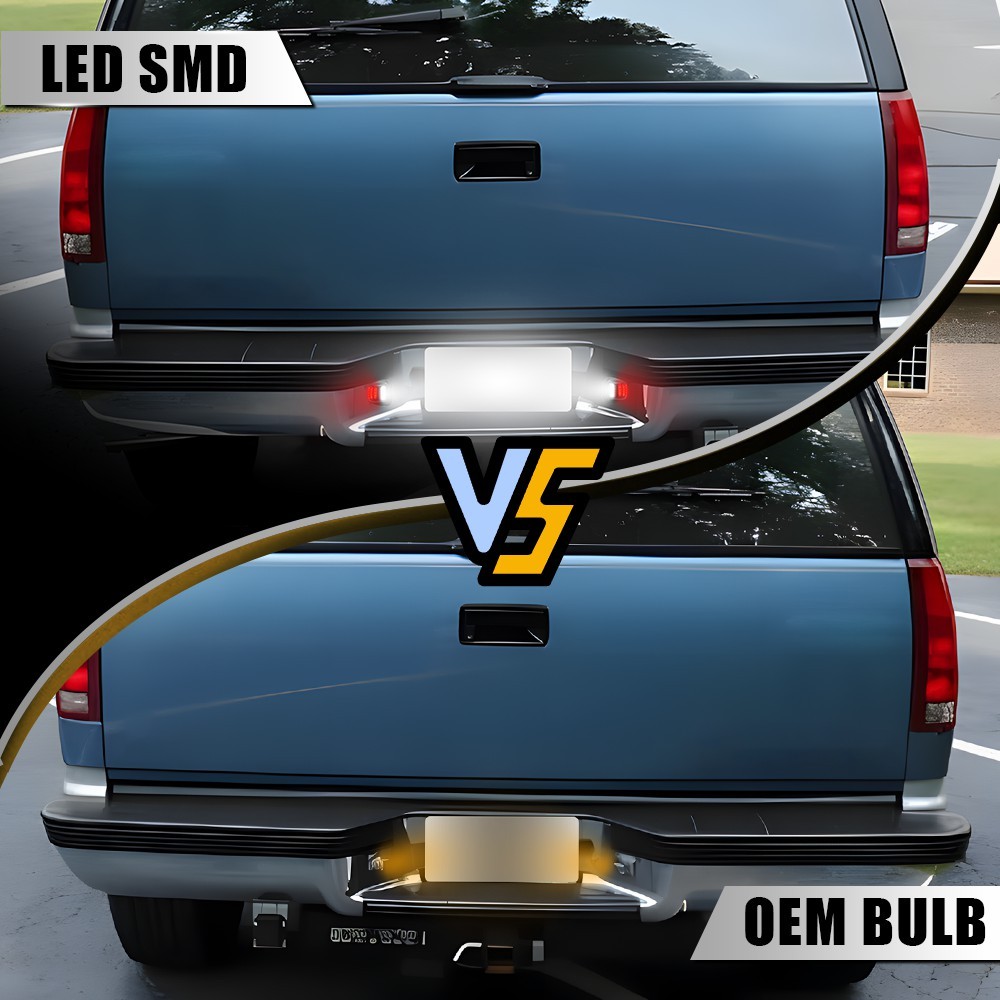 Tube LED License Plate Tag Light For 88-00 Chevy GMC C/K 1500 2500 3500 1-10Set