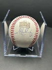 John Lackey Signed 2016 World Series Baseball JSA Cubs Rawlings