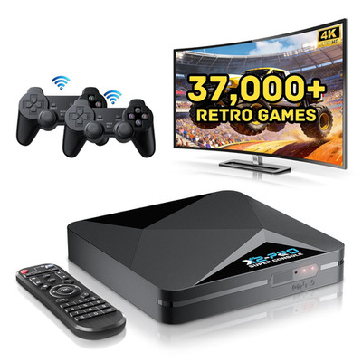 Retro Gaming Console with 37,000+ Games   Video Game Console with Dual System (E
