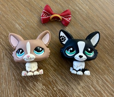 Littlest Pet Shop LPS Authentic Corgi Dogs #1864 #2245 