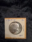 90% Silver 1964 D JFK Kennedy Half Dollar Brilliant Uncirculated (BU)