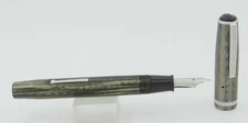 Esterbrook J Transitional Grey w/Stripe Jewel Fountain Pen - 9555 F Nib - 1940's