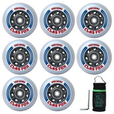 Inline Skate Replacement Wheels With Wheels Bag 72mm/76mm with Bearings ABEC-...