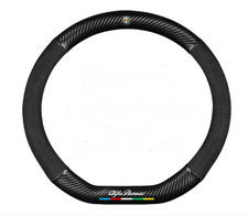 15 Pu Leathercarbon Fiber Steering Wheel Cover For Alfa Romeo All Cars
