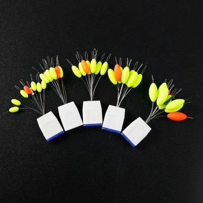 5pcs Luminous Seven-Star Oval Fishing Float Space Beans Carp Fishing Accessory