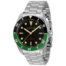 Invicta Pro Diver Automatic Black Dial Sprite Bezel Men's Watch 34335