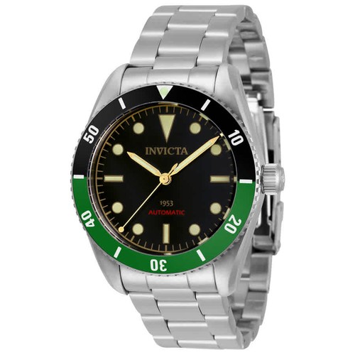 Invicta Pro Diver Automatic Black Dial Sprite Bezel Men's Watch 34335 - Picture 1 of 3