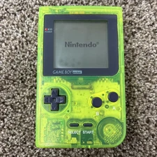 Nintendo Game Boy Pocket Extreme Green Authentic MGB-001  Tested! *Clean*