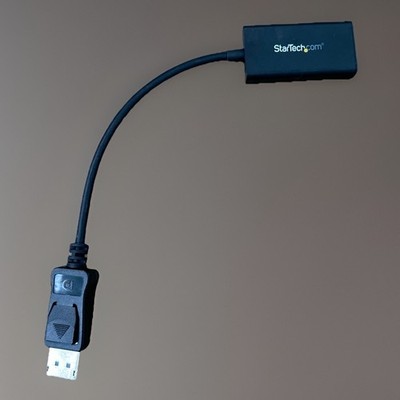 StarTech DP2HD4K60H 7.7'' Display Port to HDMI Adapter 4K 60Hz Black