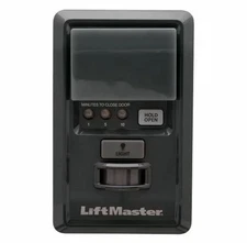 Liftmaster 881LMW Motion Detecting Control Panel  Push Button Light Switch
