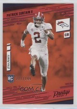 2021 Panini Prestige Rookies Xtra Points Red /299 Patrick Surtain II #245 03us