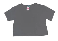 NWT FRESH PRODUCE One Size (L/XL) Black BOXY V NECK TEE T SHIRT