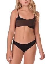Submarine Line Crossed Swimwear Brown 4