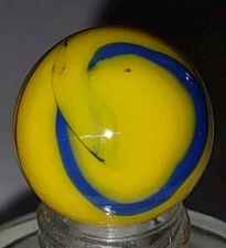 Bn1604  - VACOR  / MEGA "" Blue Tang "' Marble - .64" 