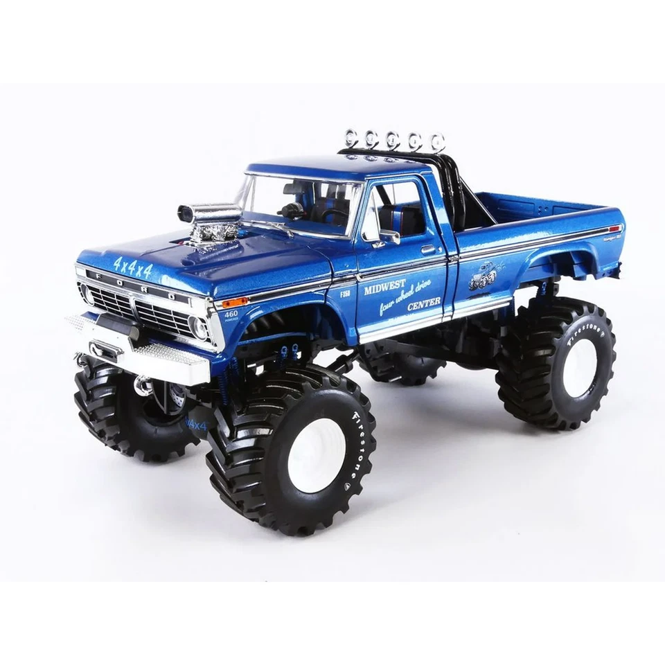 Greenlight 1/18 Midwest Quatre Roues 1974 Ford F-250 W/66-Inch Tires-13605 - Photo 1/1