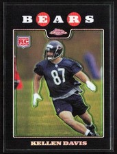 2008 Topps Chrome KELLEN DAVIS Refractor Rookie Card RC #TC221 Bears