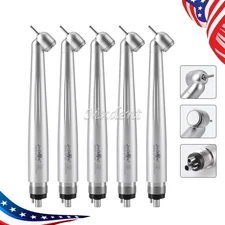 Lot AZDENT Dental 45° Standard High Speed Handpiece Push Button 4Holes