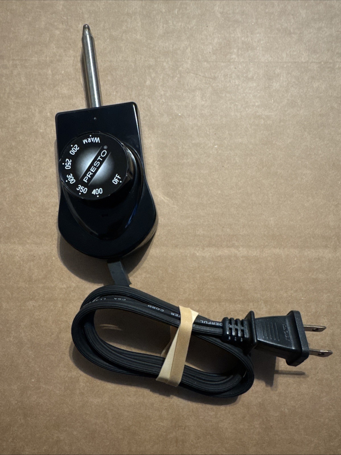 Presto 0690005 Skillet Griddle Temperature Control Heat Power Cord Plug Cable