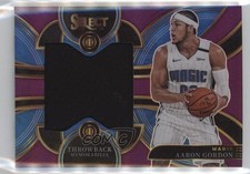 2023-24 Panini Select Throwback Memorabilia Purple Prizm 92/99 Aaron Gordon v9t