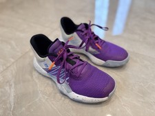 Adidas D.O.N. Issue 1 Boys Girls Size 3 Purple Basketball Shoes Sneakers