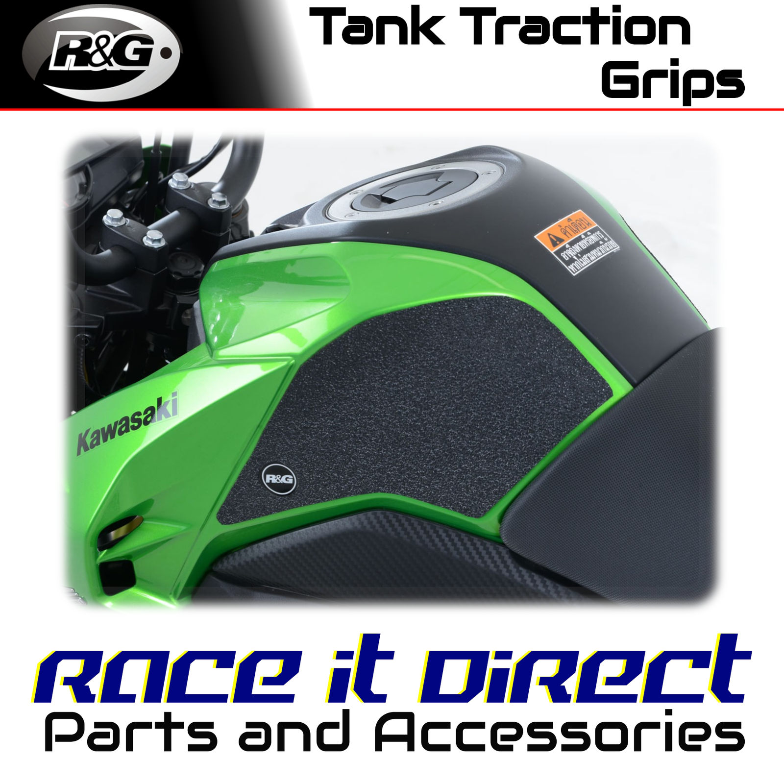 R&G - EZRG427BL - Tank Traction Grips