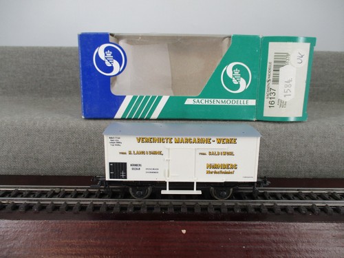 Sachsenmodelle Spur H0 16137 Güterwagen Kühlwagen Vereinigte Margarine in OVP | Zustand: Gebraucht