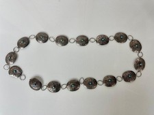 36 &ldquo;  Vintage Navajo sterling silver Turquoise concho belt