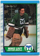 1989-90 O-Pee-Chee #97 Mike Liut Hartford Whalers
